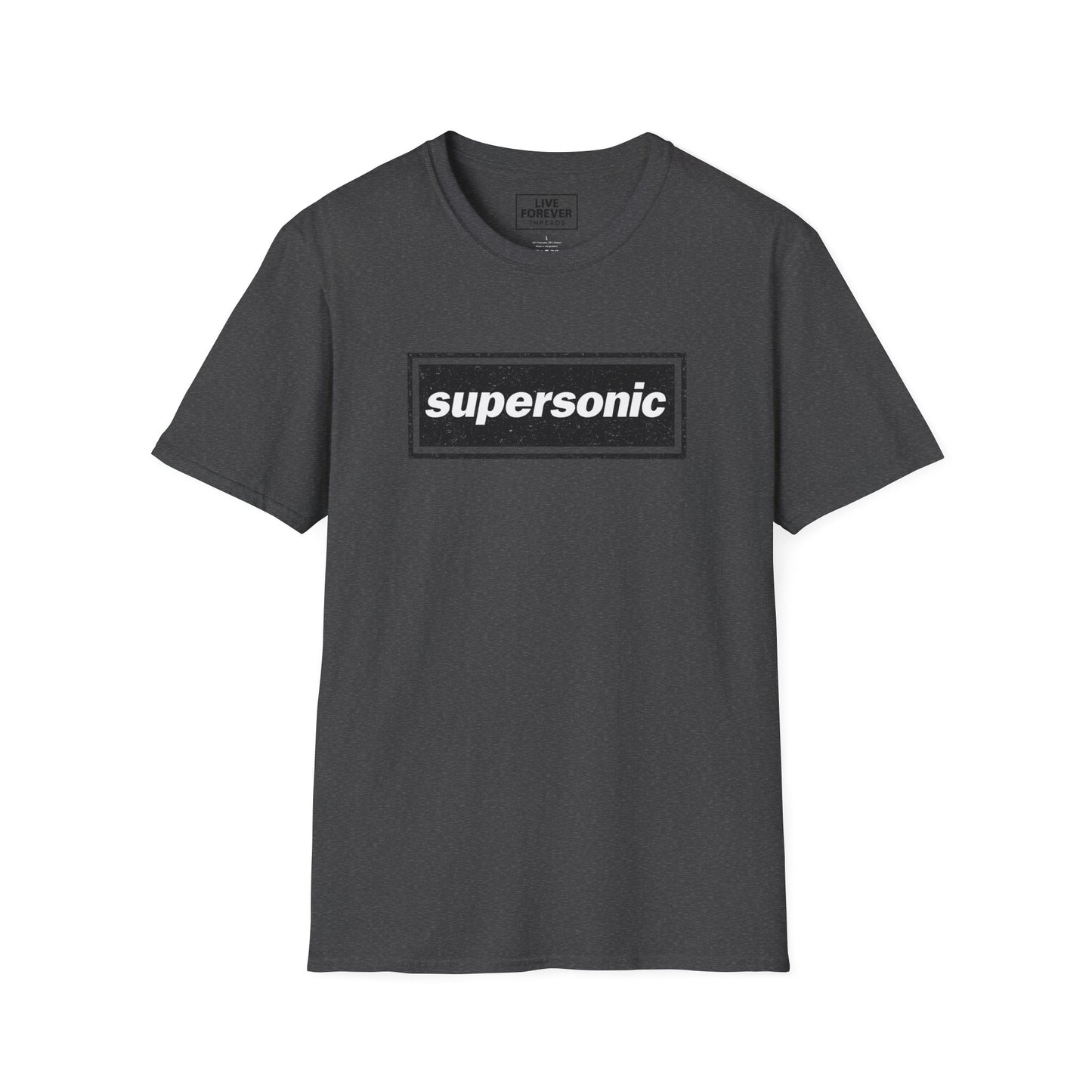 Oasis Inspired 'Supersonic' Lyric Logo T-Shirt