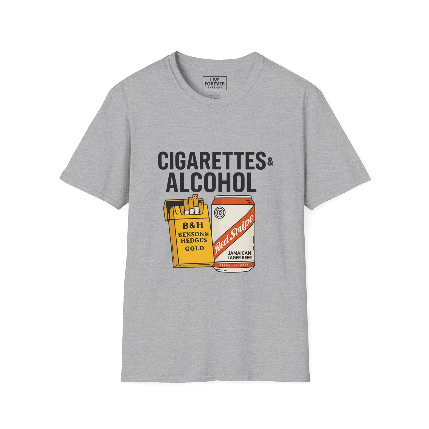 Cigarettes & Alcohol - Oasis Inspired Lyric T-Shirt