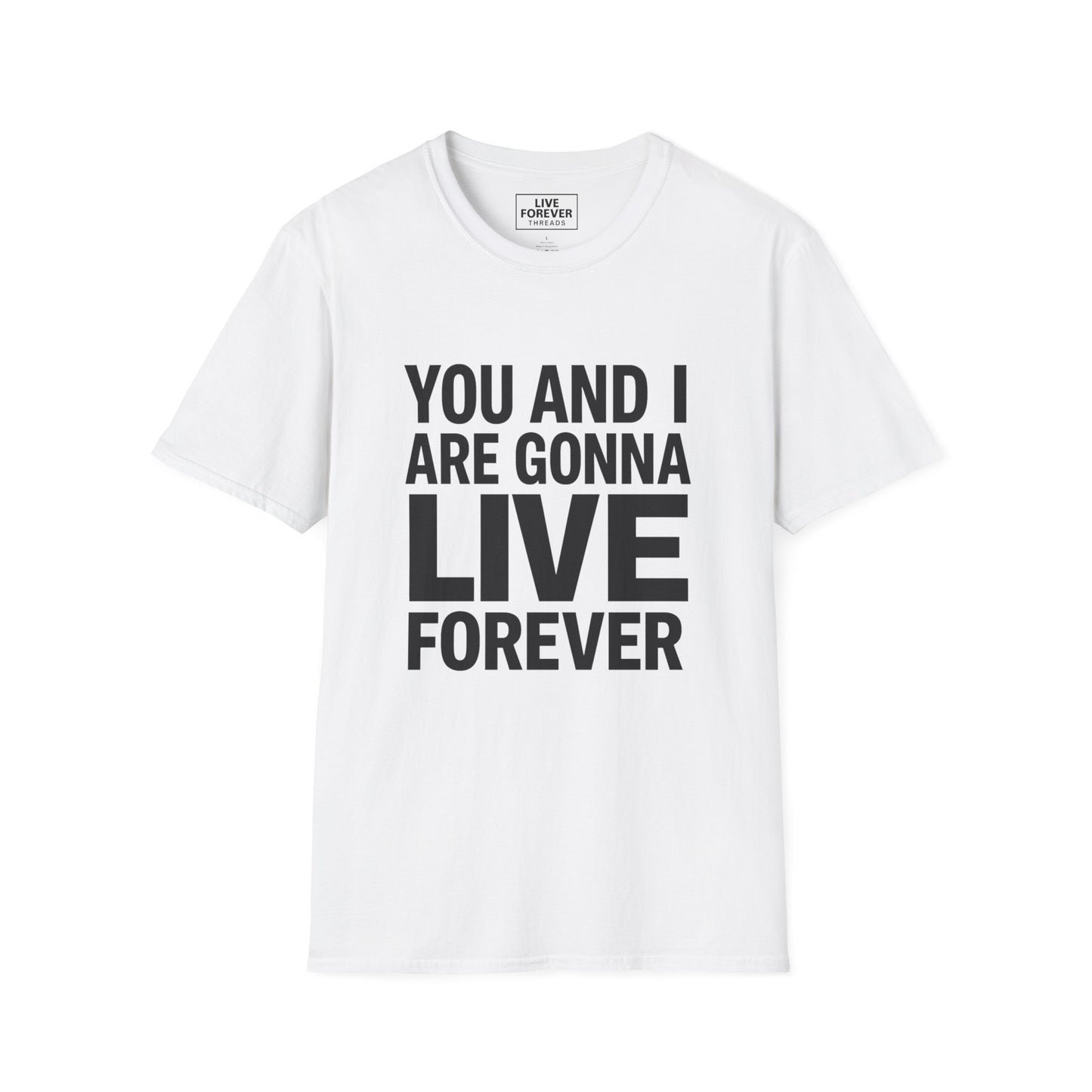 Oasis inspired Live Forever Lyric Graphic T-Shirt
