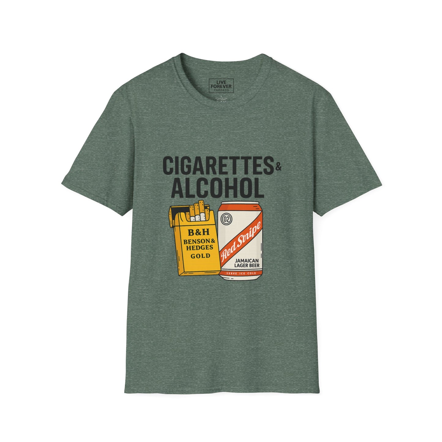 Cigarettes & Alcohol - Oasis Inspired Lyric T-Shirt