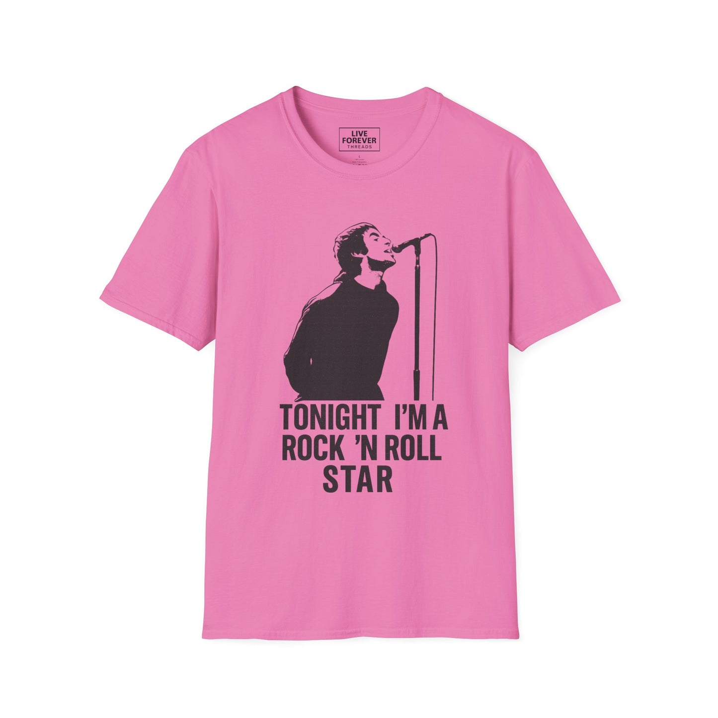 Oasis inspired lyric 'Tonight I’m a Rock 'n' Roll Star' T-Shirt – Liam Gallagher