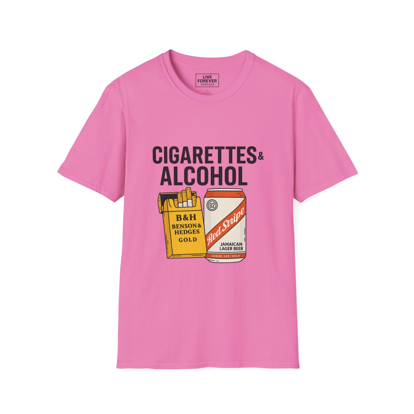 Cigarettes & Alcohol - Oasis Inspired Lyric T-Shirt