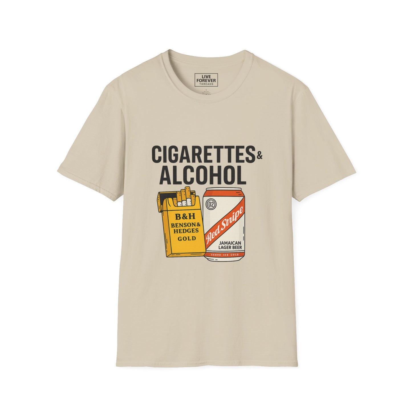 Cigarettes & Alcohol - Oasis Inspired Lyric T-Shirt