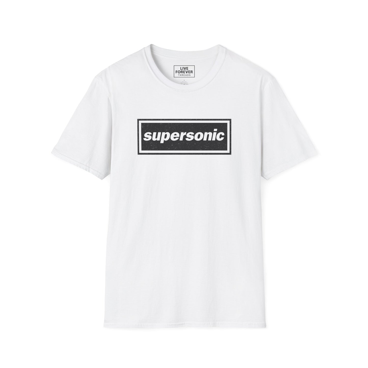 Oasis Inspired 'Supersonic' Lyric Logo T-Shirt