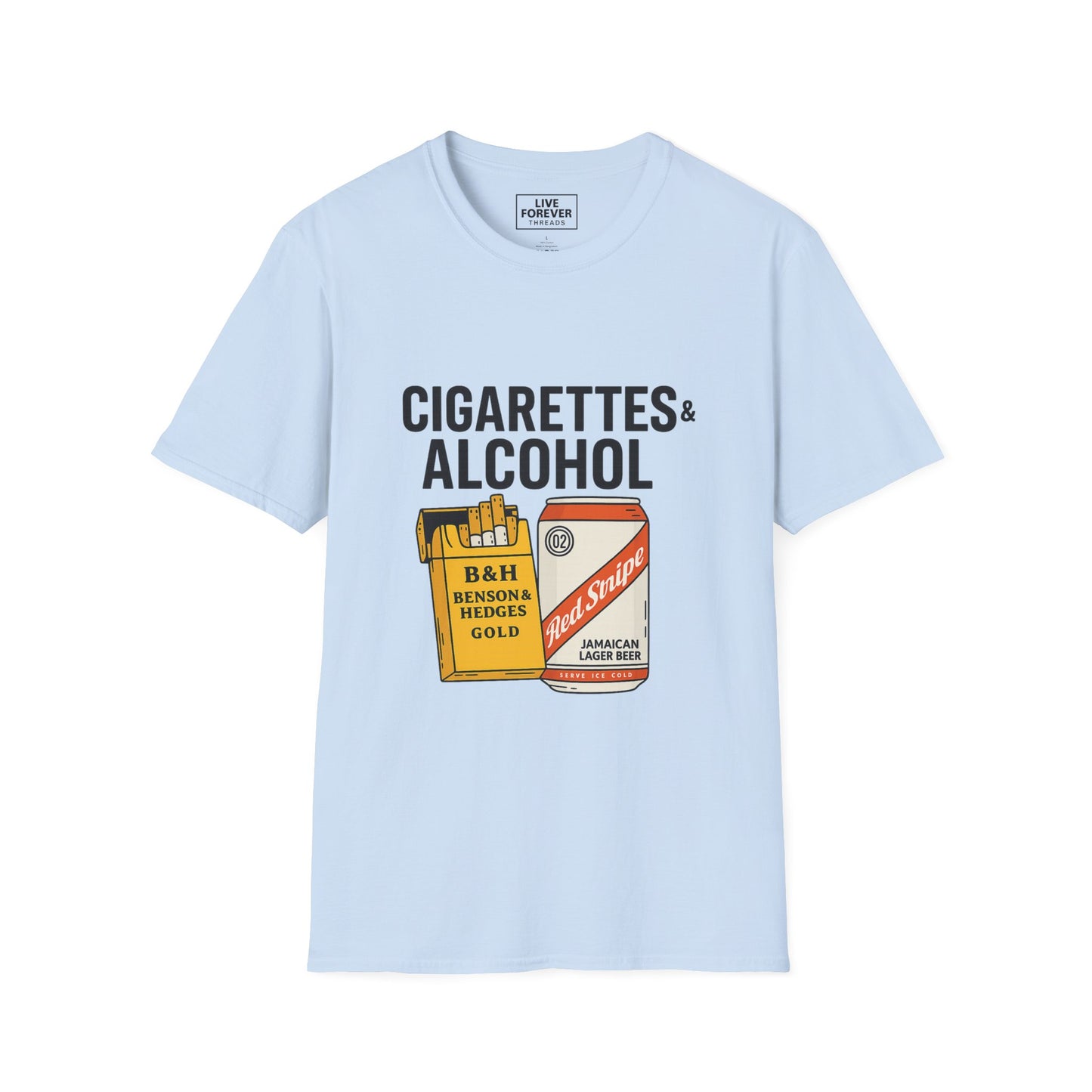 Cigarettes & Alcohol - Oasis Inspired Lyric T-Shirt