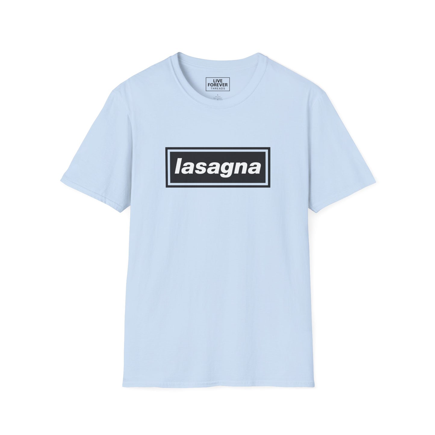 Classic Oasis Inspired Digsy's Dinner 'Lasagna' Lyric T-Shirt for true fans
