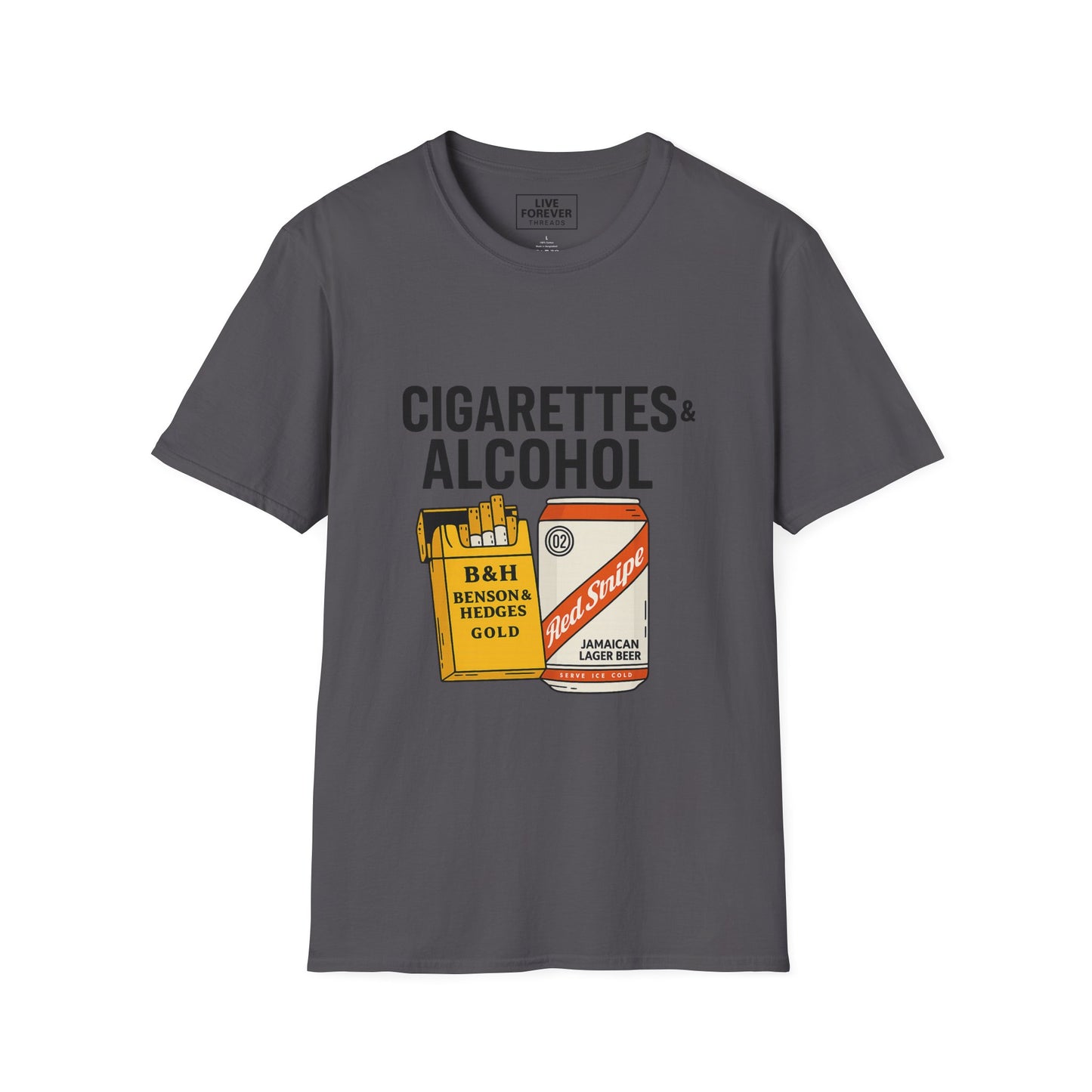 Cigarettes & Alcohol - Oasis Inspired Lyric T-Shirt