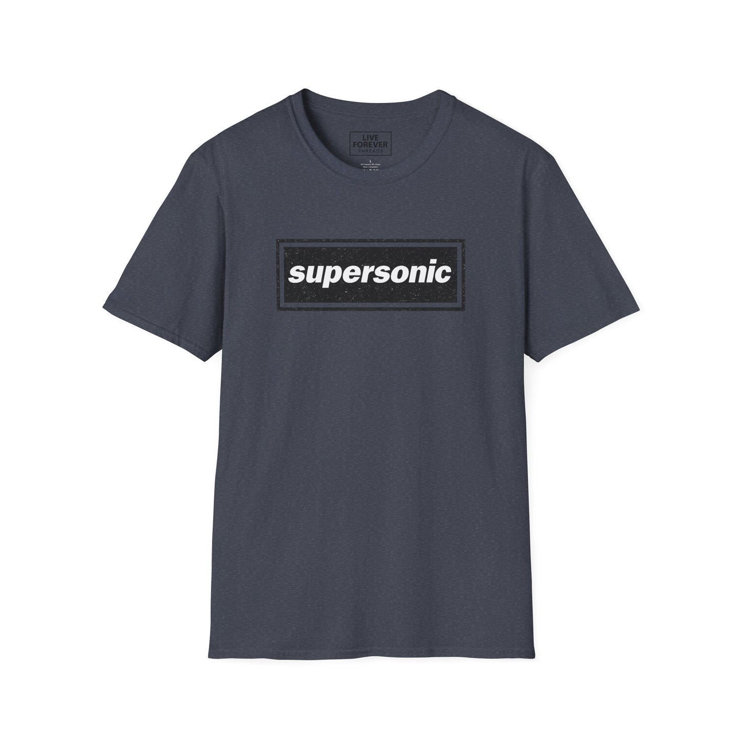 Oasis Inspired 'Supersonic' Lyric Logo T-Shirt