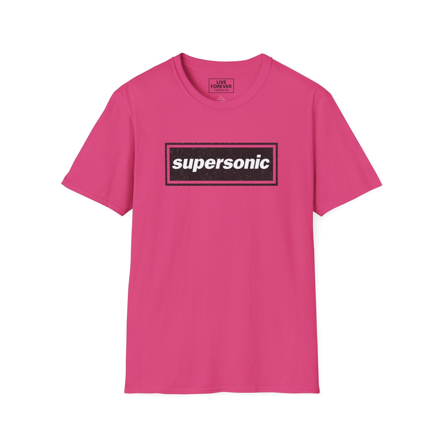 Oasis Inspired 'Supersonic' Lyric Logo T-Shirt