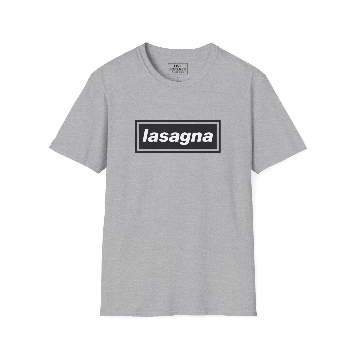 Classic Oasis Inspired Digsy's Dinner 'Lasagna' Lyric T-Shirt for true fans