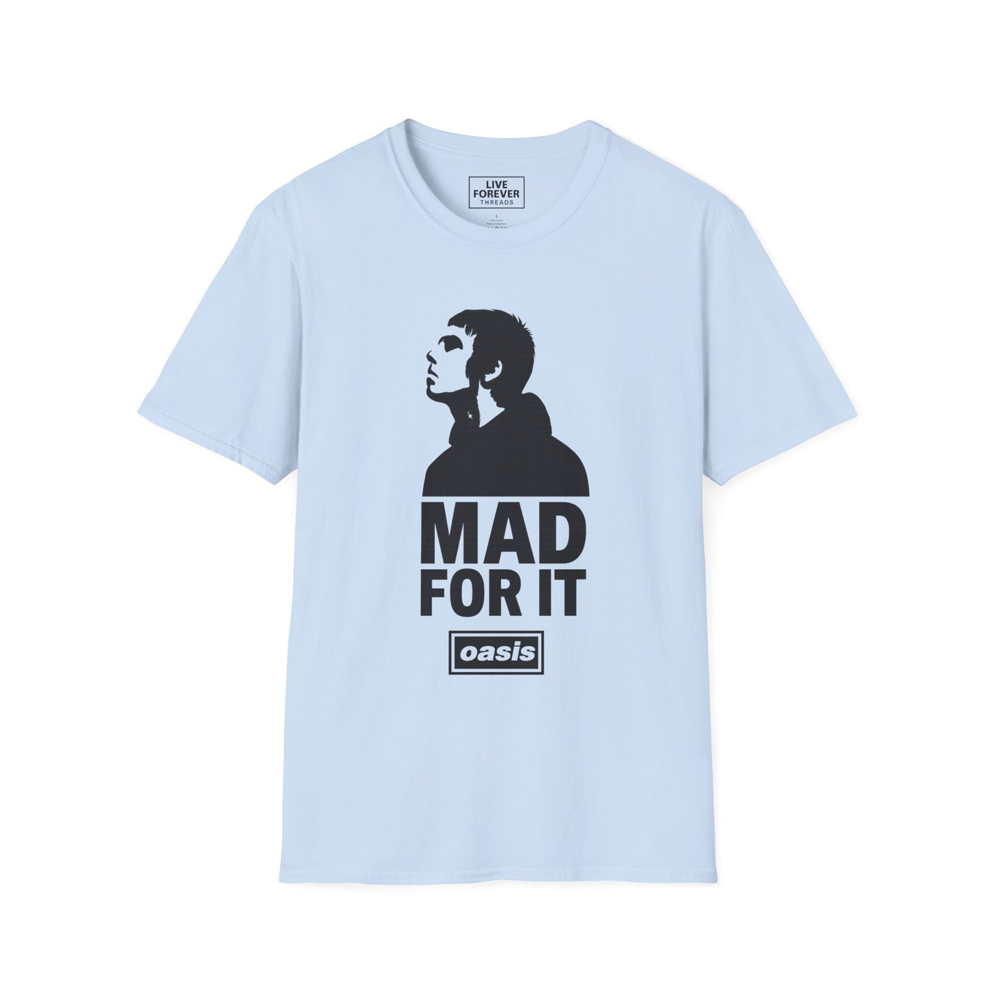 Oasis Inspired 'Mad For It' – Liam Gallagher Graphic T- Shirt