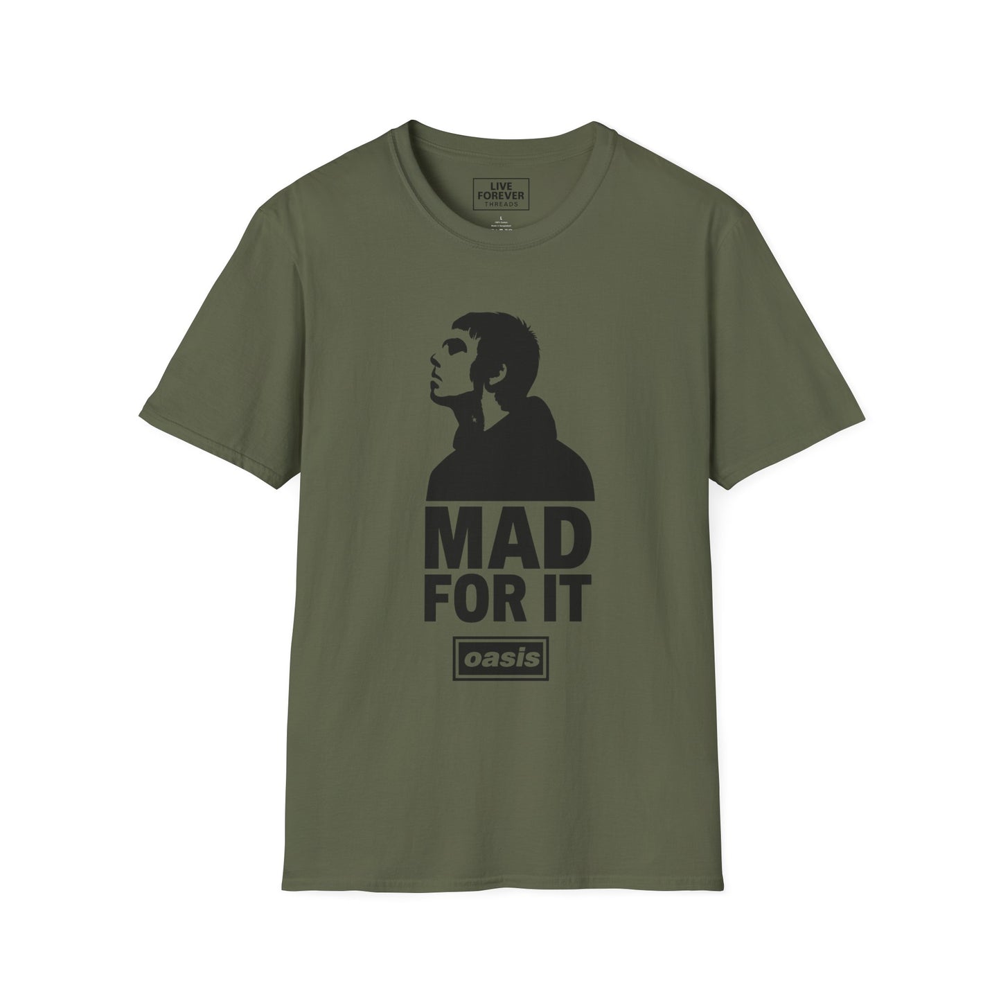Oasis Inspired 'Mad For It' – Liam Gallagher Graphic T- Shirt