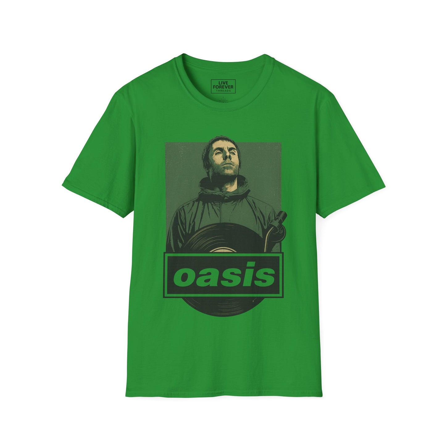 Oasis Liam Vinyl T Shirt – Limited Edition