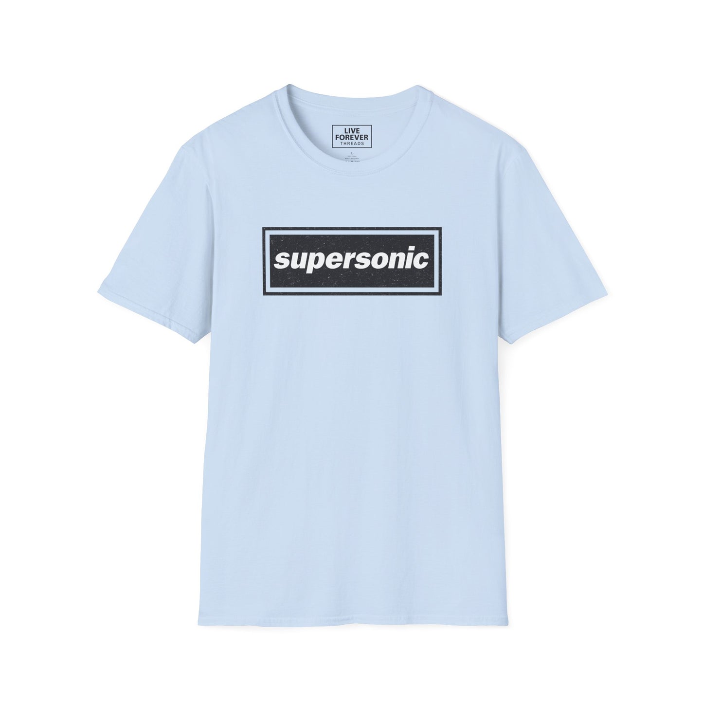 Oasis Inspired 'Supersonic' Lyric Logo T-Shirt