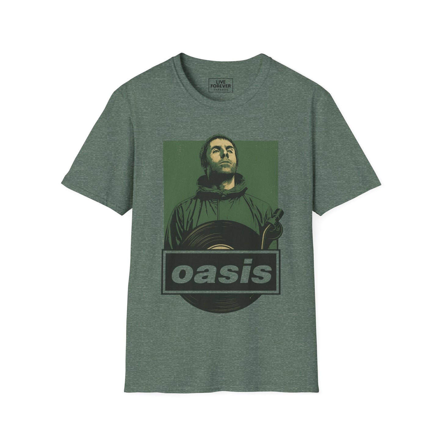 Oasis Liam Vinyl T Shirt – Limited Edition