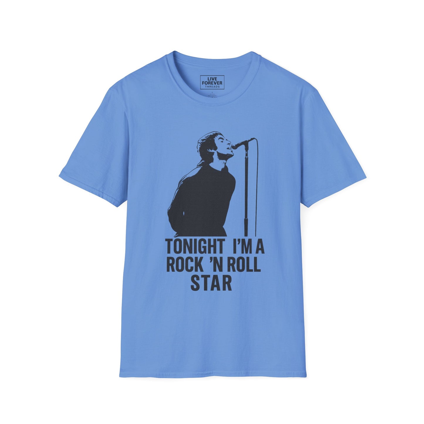 Oasis inspired lyric 'Tonight I’m a Rock 'n' Roll Star' T-Shirt – Liam Gallagher