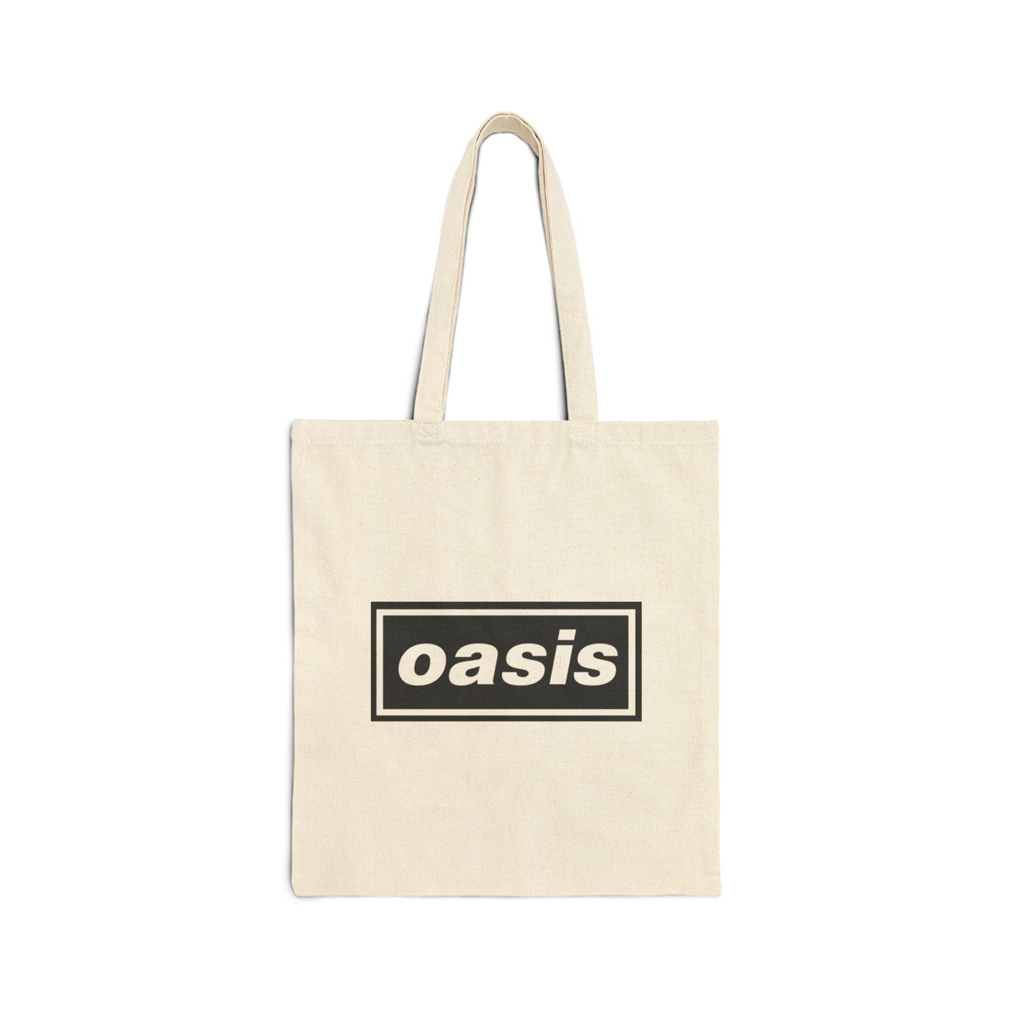 Oasis Cotton Canvas Tote Bag - Eco-Friendly Shopping Bag, Beach Tote, Gift for Music Lovers, Reusable Grocery Bag, Arts & Crafts Bag