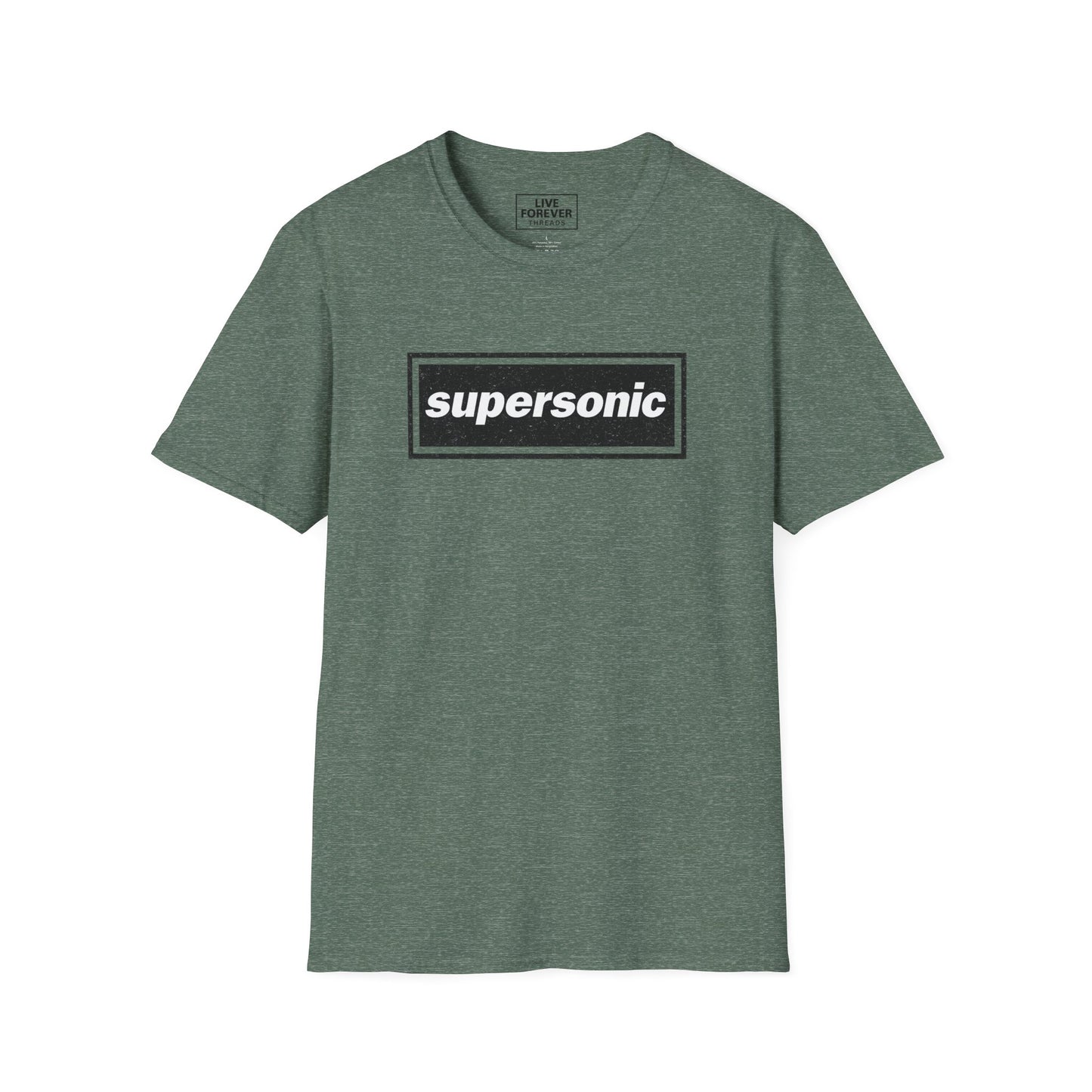 Oasis Inspired 'Supersonic' Lyric Logo T-Shirt