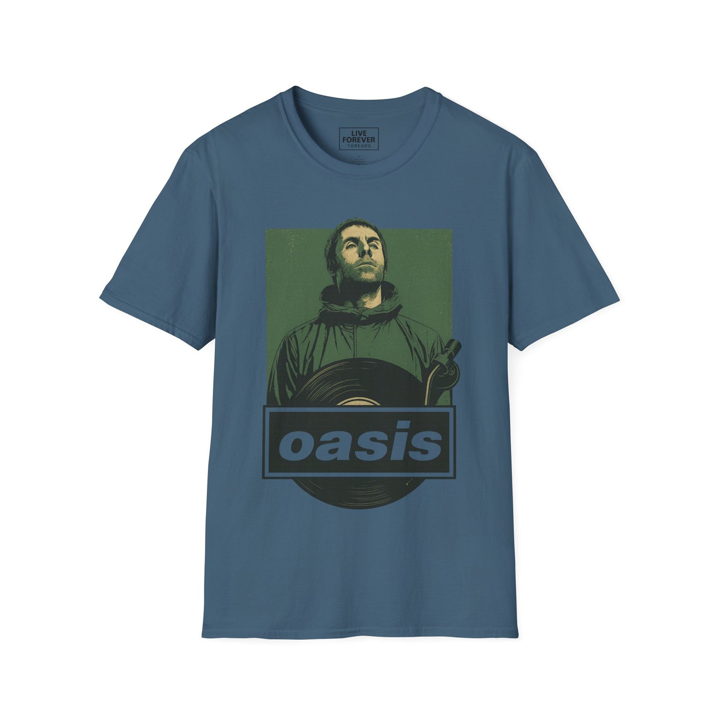 Oasis Liam Vinyl T Shirt – Limited Edition