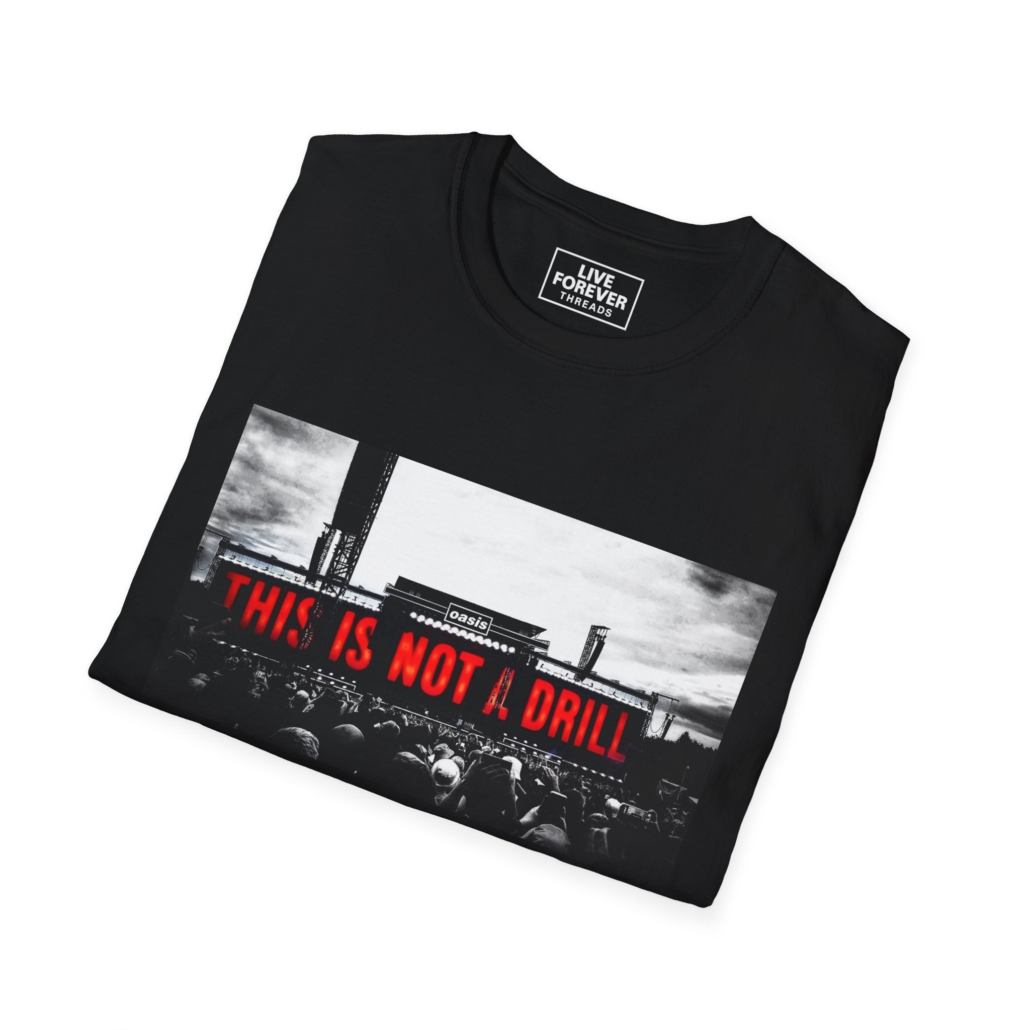 Oasis 25 World Tour T-Shirt THIS IS NOT A DRILL Vintage Concert