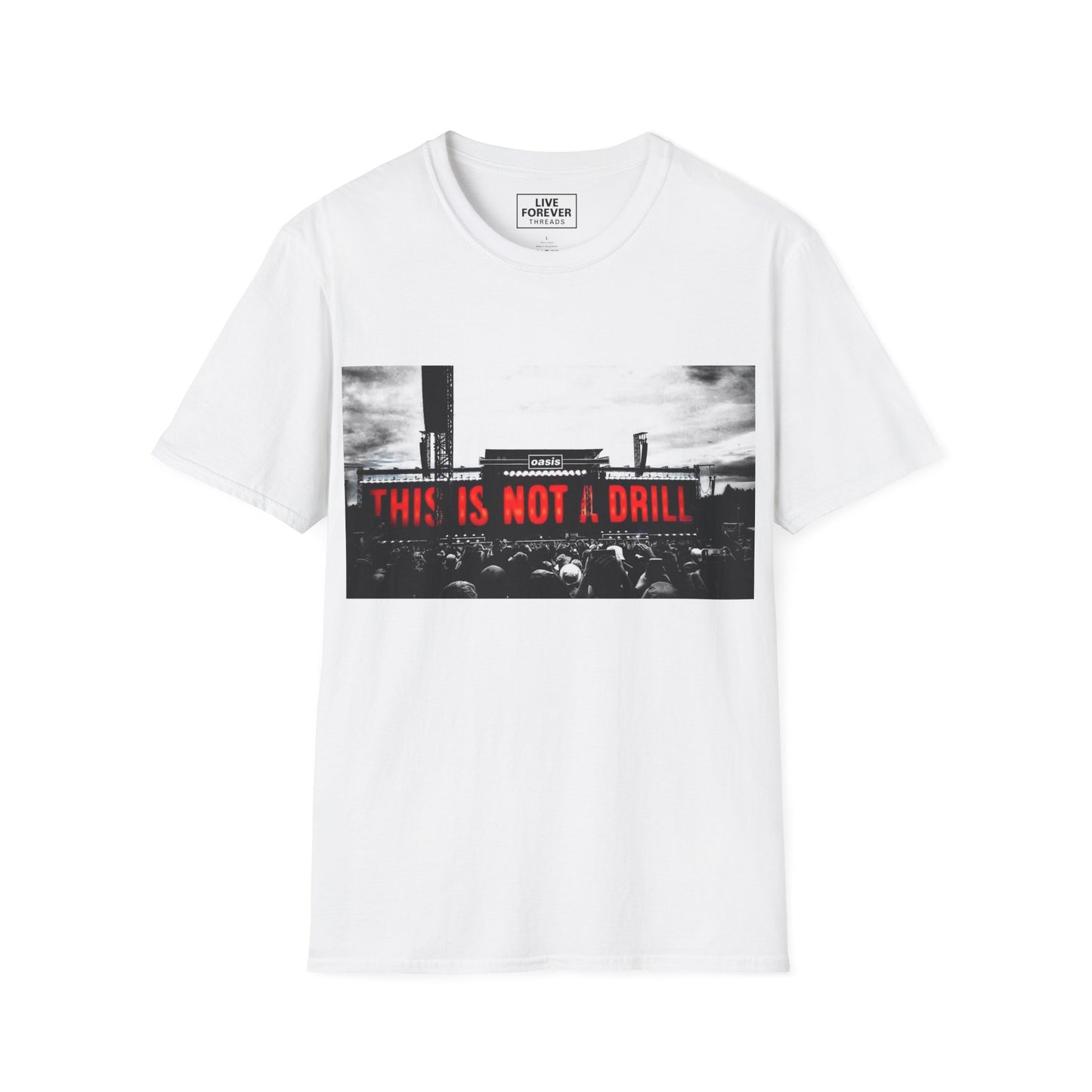 Oasis 25 World Tour T-Shirt THIS IS NOT A DRILL  Vintage Concert Tee, Unisex Graphic Tee