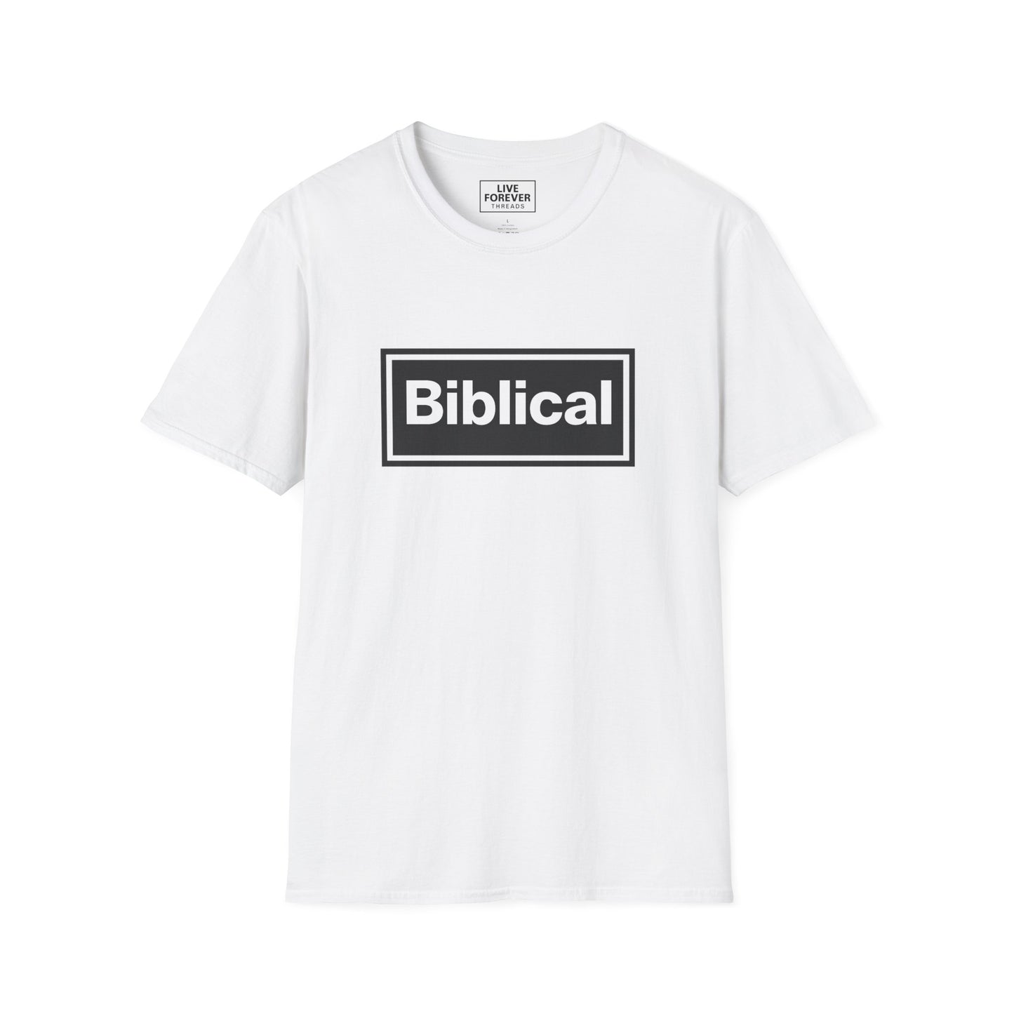 Biblical Oasis-Inspired T-Shirt – Britpop Graphic Tee for True Fans | Live Forever Threads